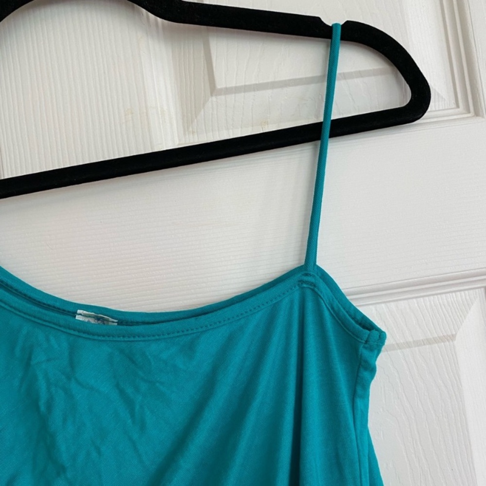 One-Shoulder Ruffled Tank Top - Picture 2 of 7